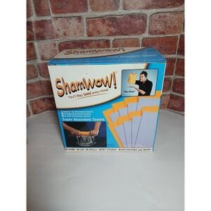 ORIGINAL ShamWow! AS SEEN ON TV 5 Large Towels 20x23. 6, Mini Towels 15x15
